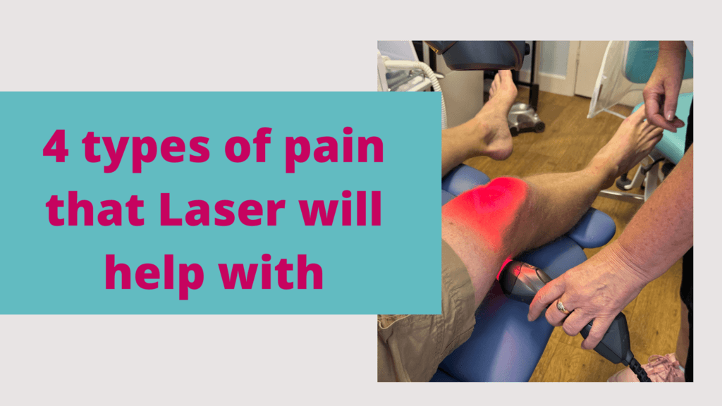 4 types of pain that laser treatment has helped with