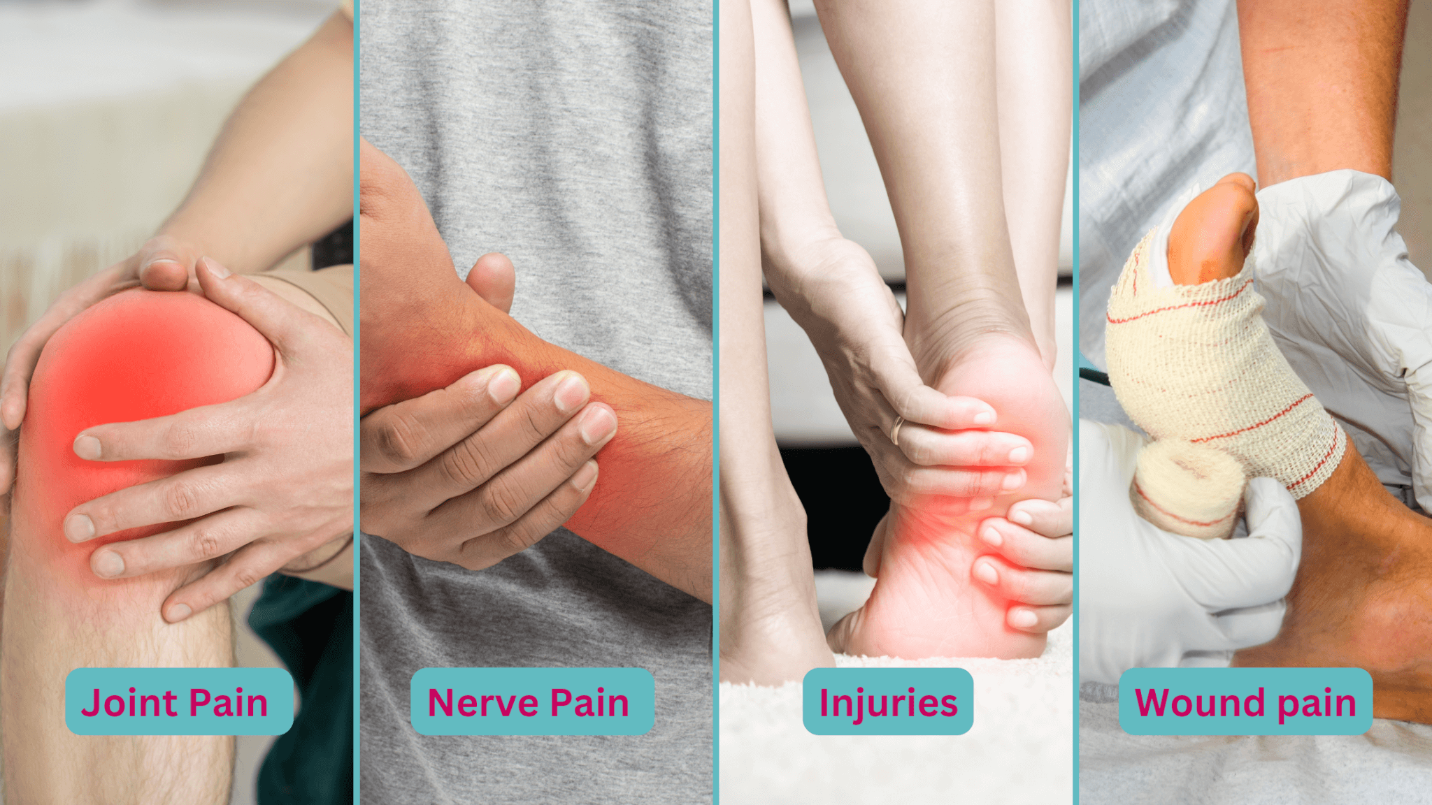 4 types of pain that Laser treatment will help with